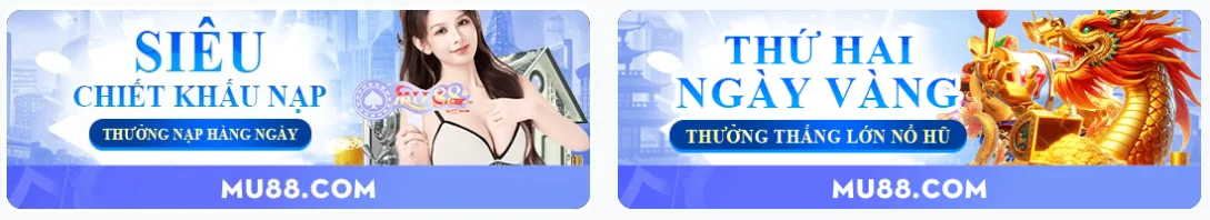 Mu88 deposit discount and Monday slot bonus